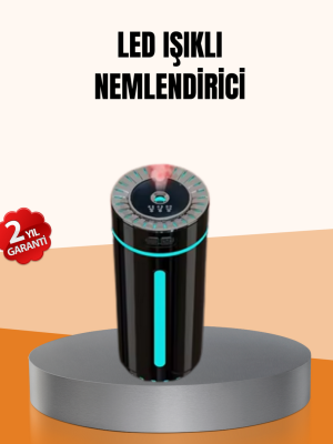 Ultrasonik Nemlendirici LED Işıklı Aromaterapi Difüzör Sessiz Çalışma
