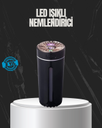 USB Aromaterapi Difüzör Ultrasonik Hava Nemlendirici LED Gece Lambalı