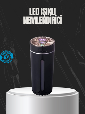 USB Aromaterapi Difüzör Ultrasonik Hava Nemlendirici LED Gece Lambalı