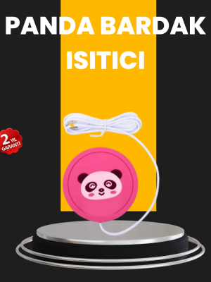 USB Güçlü Bardak Isıtma Altlığı 1.2m Kablo Silikon Kaymaz Figürlü