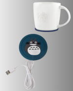 USB Güçlü Isıtıcı Bardak Matı 45–60° Sıcaklık Koruma Silikon Yapı - Görsel 2