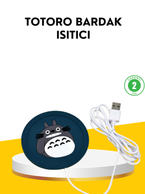USB Isıtıcı Bardak Altlığı Totoro Desenli 45°–60° Sıcaklık Koruma