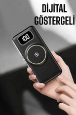 Powerbank Taşınabilir 10.000 Mah Hızlı Şarj Dijital Göstergeli - Görsel 5