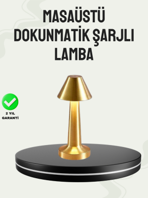 Kablosuz LED Masa Lambası 1800mAh 3 Renk Aydınlatma Dokunmatik