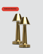 Şarjlı Masa Lambası 3 Işık Modu Kademesiz Karartma Metal Gövde - Görsel 4