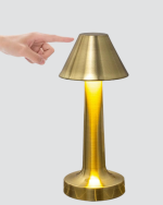 LED Masa Lambası 3 Renk Ayarlı Şarjlı Kablosuz Modern Tasarım - Görsel 3