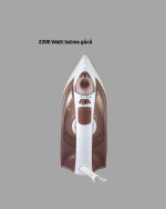 Buharlı Ütü 2200W Seramik Taban 300 ml Kahverengi Dikey Ütüleme - Görsel 4