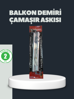 Balkon Demiri Çamaşır Askısı Kare Demirlere Uygun Dayanıklı Tasarım