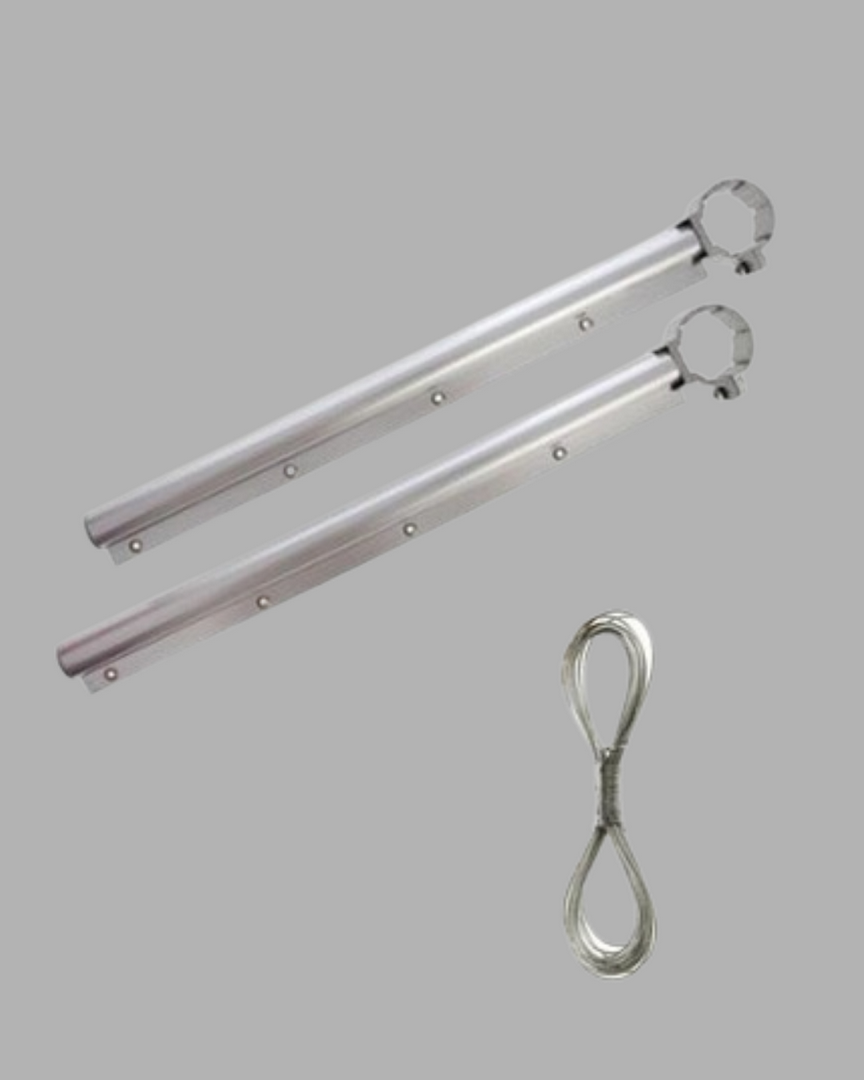 1244663_10-44.png Balkon Demiri Çamaşır Askısı Kare Demirlere Uygun Dayanıklı Tasarım - Görsel 5