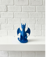 Ejderha Biblo 12 cm Dekoratif Fantastik Obje Hediyelik Süs Eşyası - Görsel 2