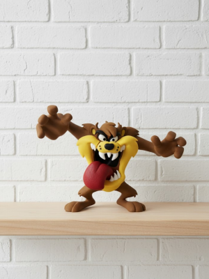 15 cm Tazmanya Canavarı Figürü Çizgi Karakter Koleksiyonluk Biblo