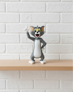 22 cm Tom Figürü Çizgi Karakter Biblo Koleksiyonluk Dekoratif Obje - Görsel 2