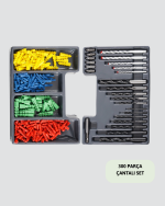 Delme Uç Seti 24 Parça Kutulu Matkap Ucu Ahşap Metal Beton İçin - Görsel 9