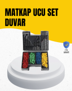 Delme Uç Seti 24 Parça Kutulu Matkap Ucu Ahşap Metal Beton İçin - Görsel 2