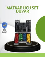 Ahşap Metal Beton Delme Uç Seti Organizerli Karbon Çelik Matkap Ucu - Görsel 2