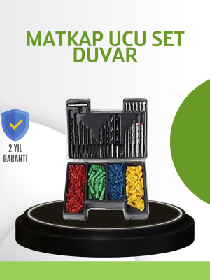 Ahşap Metal Beton Delme Uç Seti Organizerli Karbon Çelik Matkap Ucu