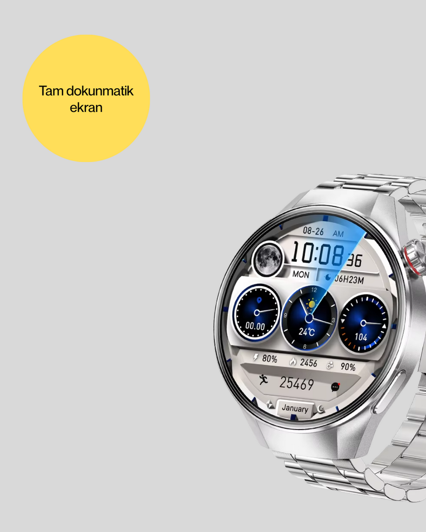 1246154_10-54.png AMOLED Akıllı Saat Gelişmiş Sensörlü – Kadın Sağlığı ve Hatırlatma Özellikli - Görsel 5