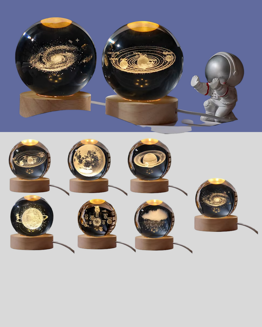 1246574_9-61.png USB’li 3D Astronot Kristal Küre – Modern Uzay Temalı Gece Lambası - Görsel 3