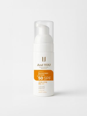 And You Vitamin C Sunscreen Cream SPF 50+ - Vitamin C Güneş Kremi SPF 50+