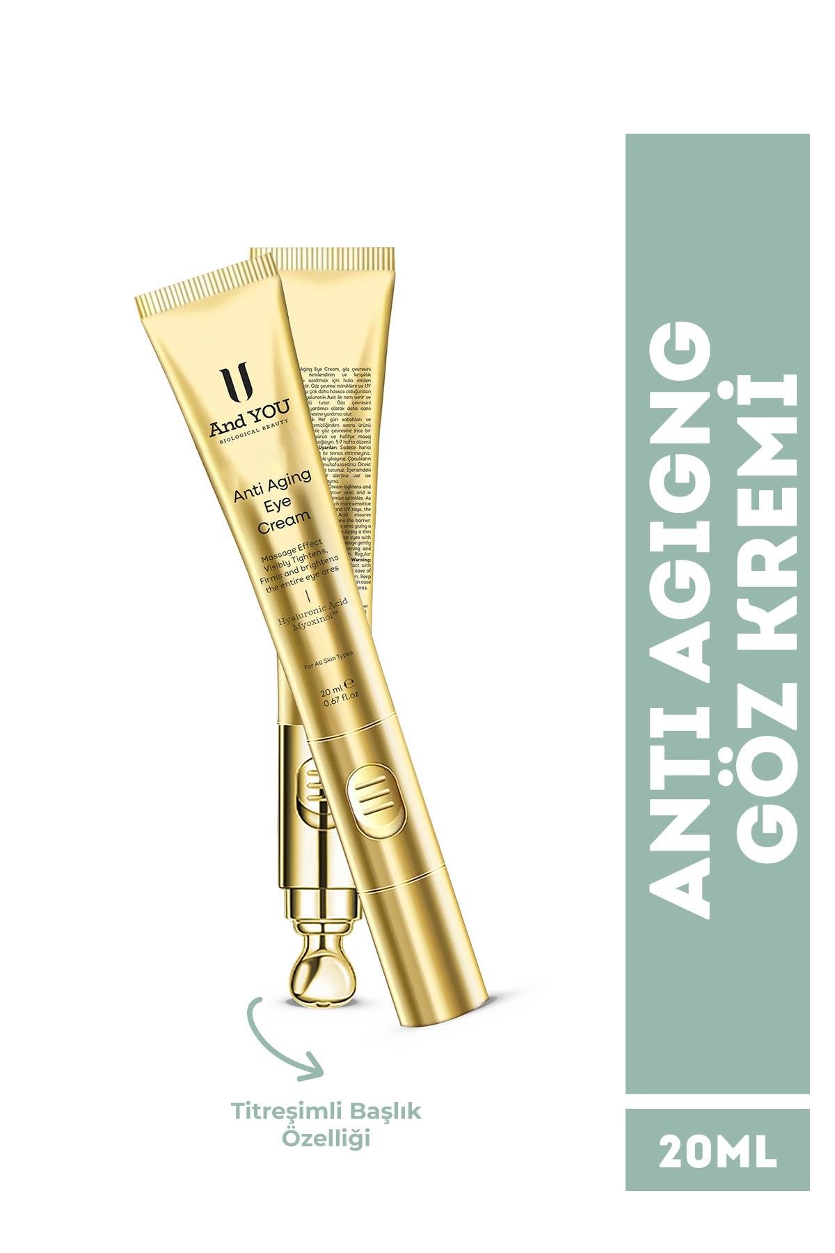 1246785_and-you-anti-aging-eye-cream-anti-agin-1bc6a6-1.jpg And You Anti Aging Eye Cream - Anti- Aging Titreşimli Göz Kremi 20 ml - Görsel 1