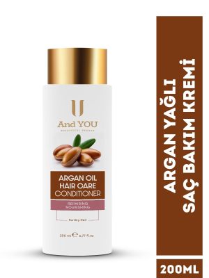 And You Argan Oıl Haır Care Condıtıoner - Argan Yağlı Saç Bakım Kremi 200 ml