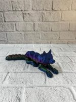 Rainbow hareketli kurt masa dekoru esnek eklem yapılı - Görsel 5