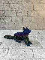 Hareketli Kurt Rainbow dekoratif esnek figür 10x24 cm - Görsel 2