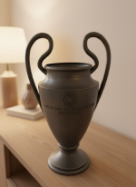 Füme Kupa 25cm UEFA Model Dekoratif Ödül Biblosu