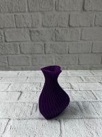 Kalpli Mor Mini Vazo 5 cm Dekoratif Masa Üstü Aksesuar - Görsel 4