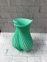 Kalpli Turkuaz Dekoratif Vazo 24 cm Modern Şık Tasarım - Görsel 5