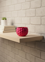 Küçük Boy Mor Saksı 5 cm Şık ve Minimal Dekoratif Tasarım