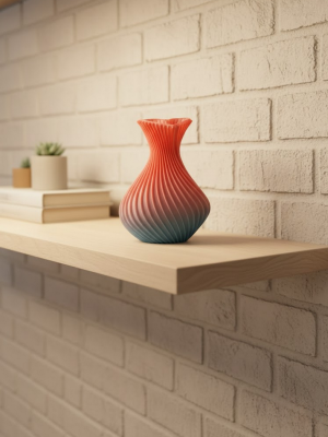 Romantik Kalp Figürlü Süslük Vazo Modern Tasarım 15 cm