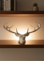 25 cm Estetik Geyik Figürü Şık Ev Ofis Dekorasyonu