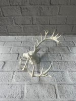 Dekoratif Geyik Başı Heykel 25 cm Modern Minimal Tasarım - Görsel 2