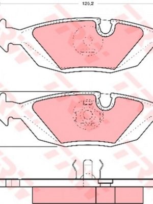 FREN BALATASI ARKA (BMW :E30 316, 316i, 318is, 320i, 323i, 325i, 325ix, 324td)