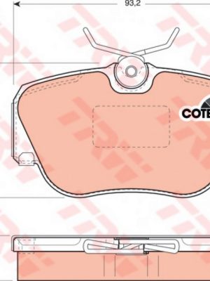 FREN BALATASI ÖN (MERCEDES :190 D/E 1.8)