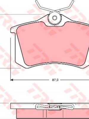 FREN BALATASI ARKA MEGANE II-LAGUNA-GOLF III-IV-PASSAT III-POLO-C3-C4-P307-AUDI A3-A4