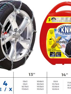 PATİNAJ ZİNCİRİ TAKMATİK ÇAPRAZ 13-14 JANT ZİNCİR EBATLARI İÇİN RESİME BAKINIZ