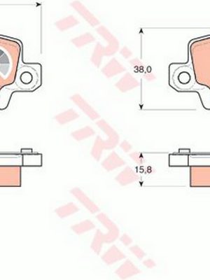 FREN BALATASI ARKA TOYOTA COROLLA 02 -