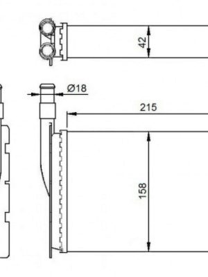 KALORİFER RADYATÖRÜ [ RENAULT R9 , R11 1.4 / 1.7 1981- ]