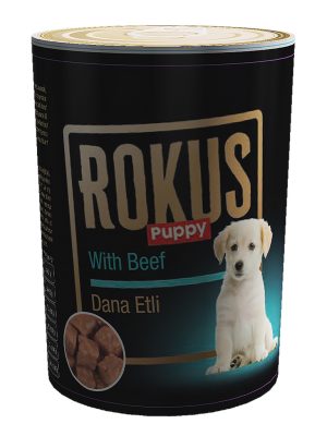 ROKUS YAVRU KÖPEK KONSERVESI 410 GR X 4 ADET