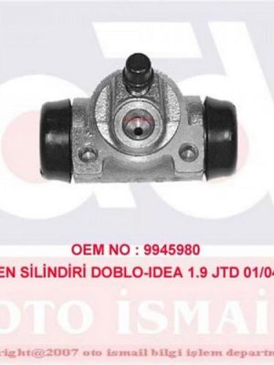 FREN SİLİNDİRİ ARKA [ FIAT DOBLO, IDEA 1.9 JTD ]