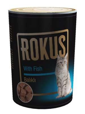ROKUS BALIKLI KEDI KONSERVESI 410 GR  X 6 ADET