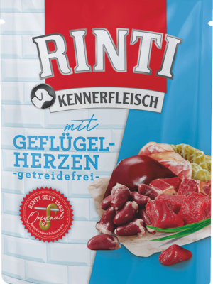 RINTI YÜREKLI POUCH KÖPEK MAMASI 400 GR X 5 ADET