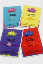 Lotus Karakteri İp Bileklik-Renkli