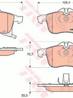 FREN BALATASİ ÖN [ OPEL ASTRA H 08/2003- , CORSA C , MERİVA ]