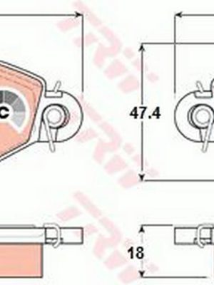 FREN BALATASİ ÖN [ RENAULT KANGOO 1997-2001 , CİTROEN XSARA 1997-2005 ]