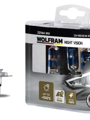 AMPUL 12V H4 60/55 P43t NIGHT VISION 150 FAZLA 20 BEYAZ IŞIK