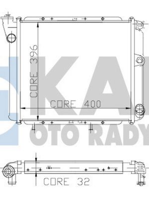 MOTOR SU RADYATÖRÜ [ RENAULT R9, R11 BROADWAY, SPRING 2 SIRA AL+PL ]
