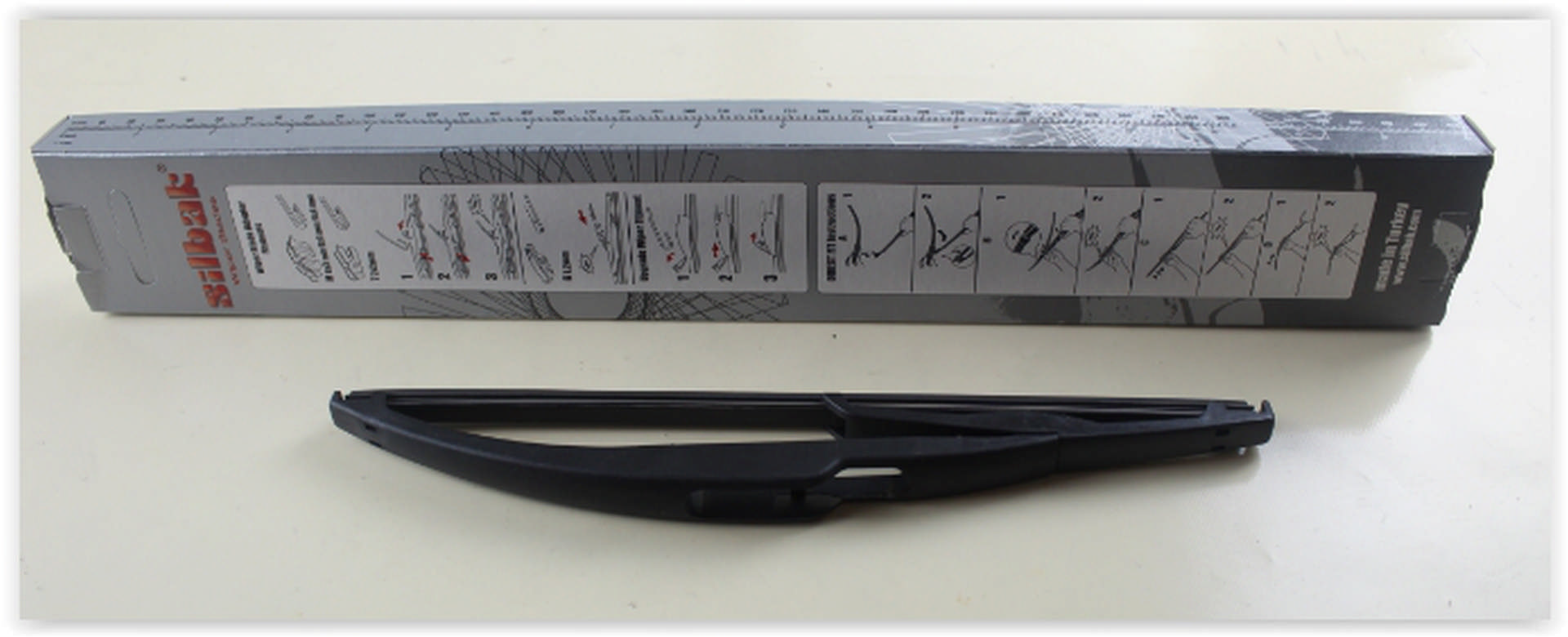 332709957.jpg SİLECEK SÜPÜRGESİ ARKA PLASTIK TIP NEMO-BIPPER-FIORINO 08 BOY:350MM - Görsel 1